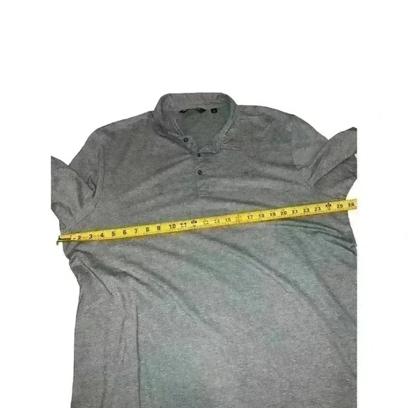 Travis Mathew Golf Shirt Mens XXL Performance Polo Gray 2XL - Picture 10 of 10